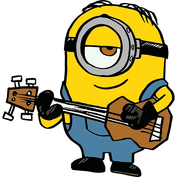  استیکر پارچه و لباس پاد آفرین طرح مینون ها کد 4867