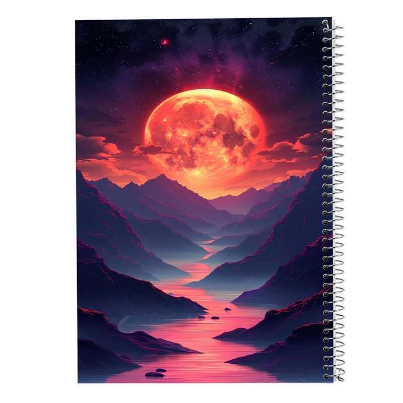 دفتر شطرنجی 50 برگ مدوپد طرح ماه کد DF15476