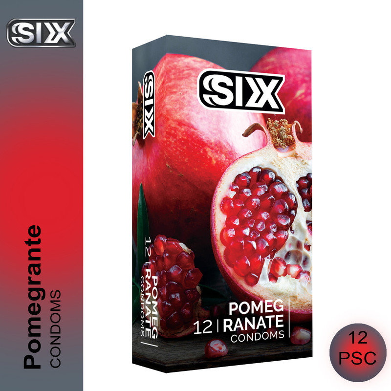 کاندوم سیکس مدل Pomegrante12 مجموعه 12 عددی