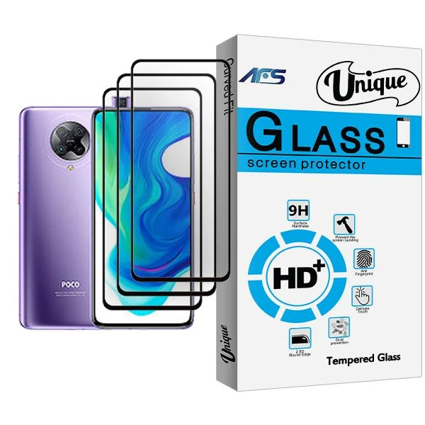 محافظ صفحه نمایش ای اف اس مدل Unique Glass MIX003 مناسب برای گوشی موبایل شیائومی Poco F2 Pro بسته سه عددی