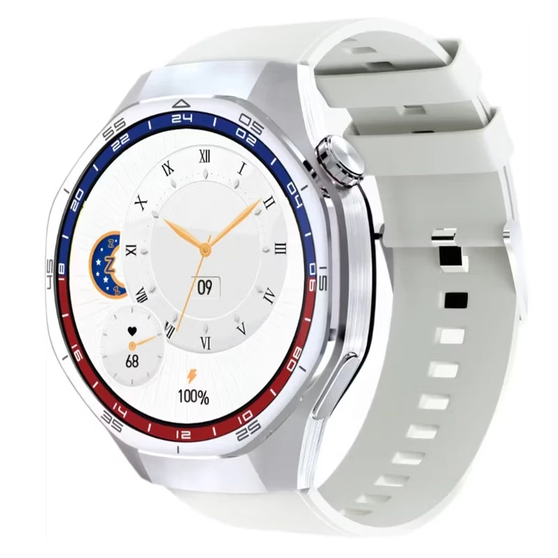 ساعت هوشمند 44 میلی متری گرین لاین مدل LND TECH MASTER بند سیلیکون 