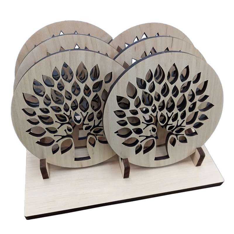 زیر لیوانی مدل A25 بسته6عددی