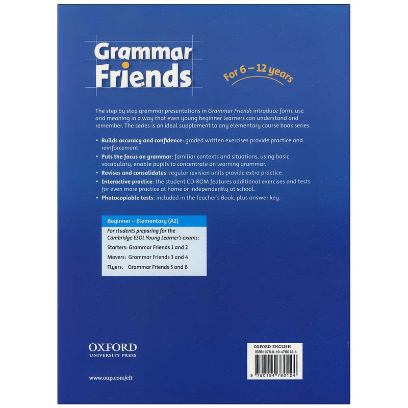 کتاب Grammar Friends 1-3 اثر Tim Ward and Eileen Flannigan انتشارات آکسفورد 3 جلدی