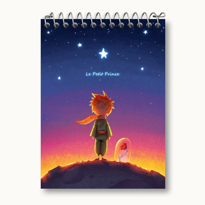 دفتر یادداشت 50 برگ خندالو مدل شازده کوچولو کد 25786