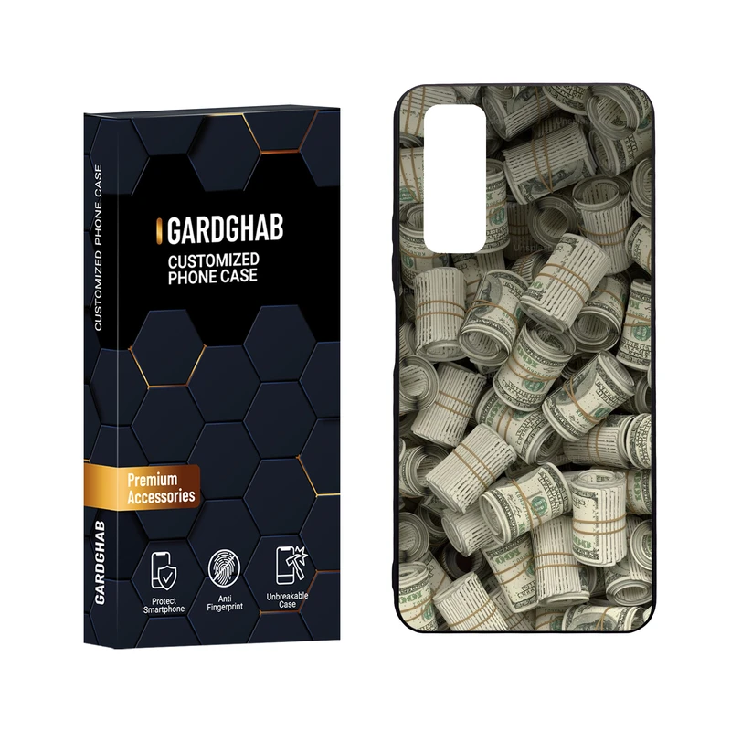 کاور گارد قاب مدل دور ژله ای پشت گلس پسرانه مناسب برای گوشی موبایل هوآوی Y7a