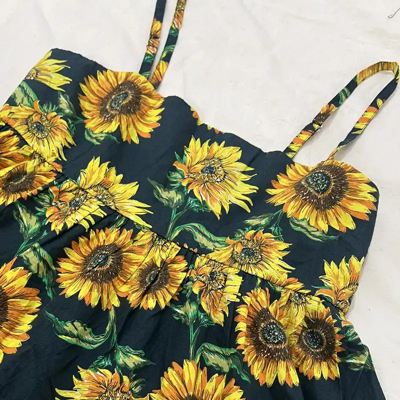 پیراهن زنانه ایسوس مدل گل آفتابگردون 30005