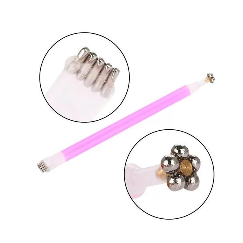 مگنت طراحی ناخن مدل گل دوسر