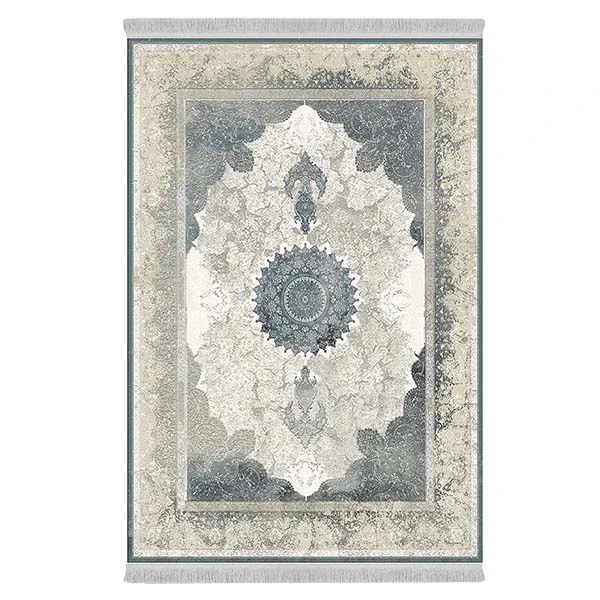 فرش پارچه‌ای دفه مدل فرشینه طرح مدرن کد 499