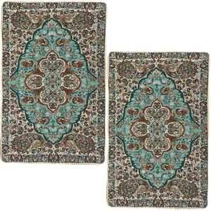 رومیزی ترمه مدل شاه عباسی کد 77 بسته 2 عددی