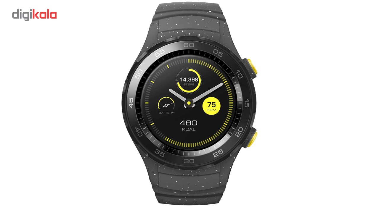 قیمت ساعت هوشمند هوآوی مدل Watch 2 Concrete Grey بند لاستیکی