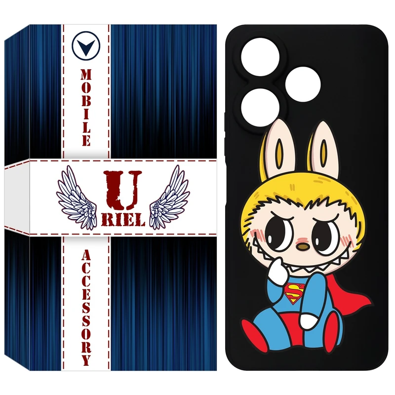 کاور یوریل قاب مدل KSH کد 147 طرح عروسک لبوبو مناسب برای گوشی موبایل شیائومی Redmi 13x / 13 4G / Poco M6 4G