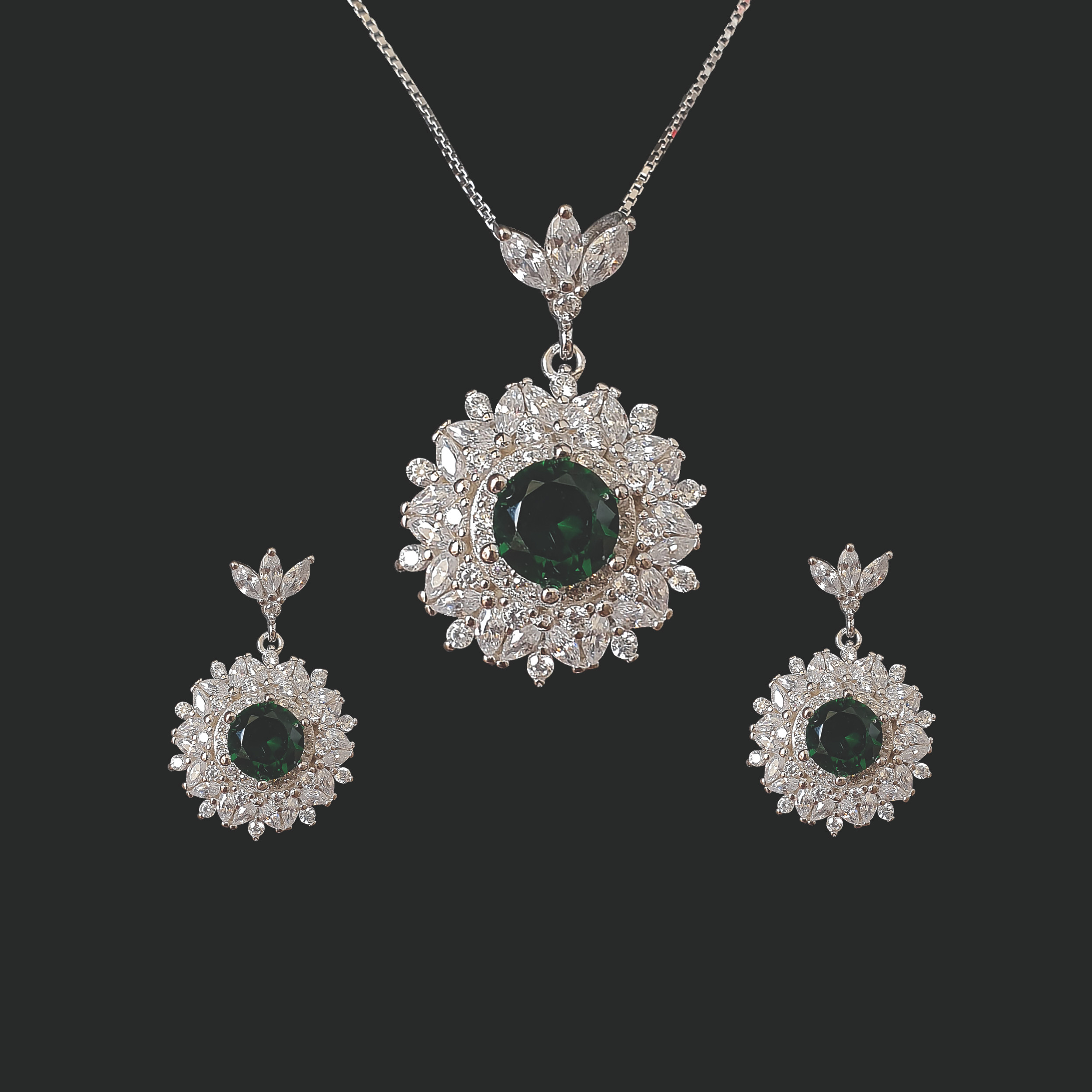 نیم ست نقره زنانه مدل A361 نیم ست نقره زنانه مدل A361