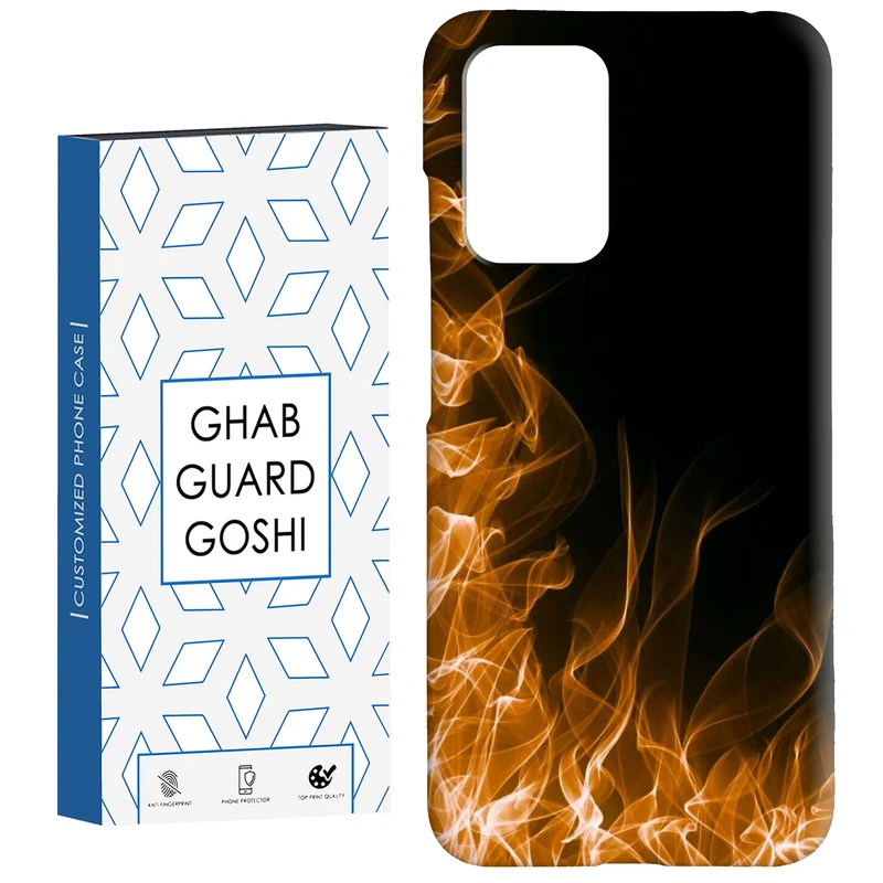 کاور قاب گارد گوشی طرح آتیش کد Dimo-932 مناسب برای گوشی موبایل شیائومی  Redmi 10 