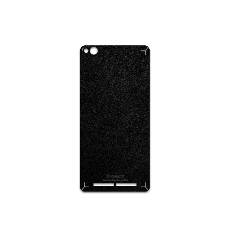 برچسب پوششی ماهوت مدل Black-Chamois-Leather مناسب برای گوشی موبایل شیائومی Redmi 3