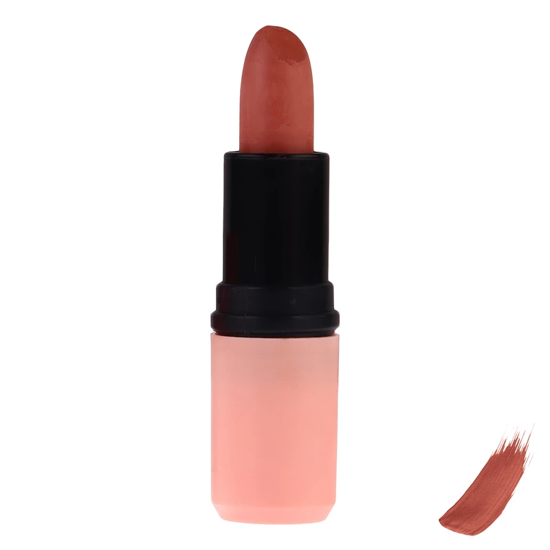 رژ لب جامد مات برانوس مدل Long Lasting رنگ قرمز شماره 602