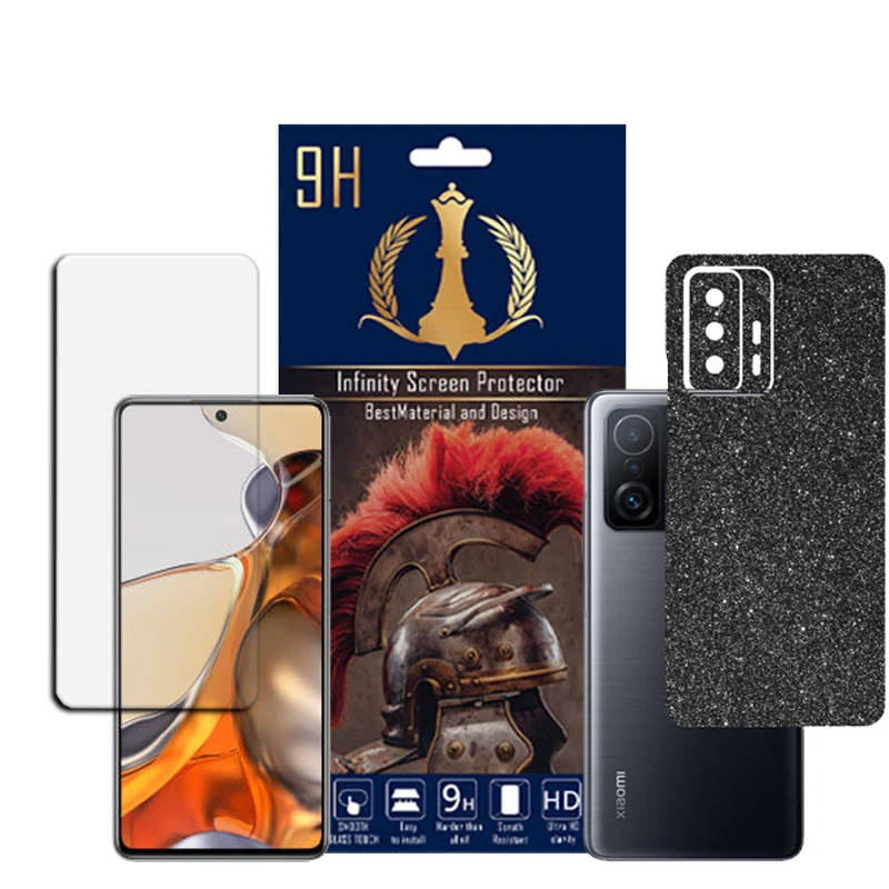 برچسب پوششی اینفینیتی مدل PRO MAX مناسب برای گوشی موبایل شیائومی 11T Pro به همراه محافظ صفحه نمایش