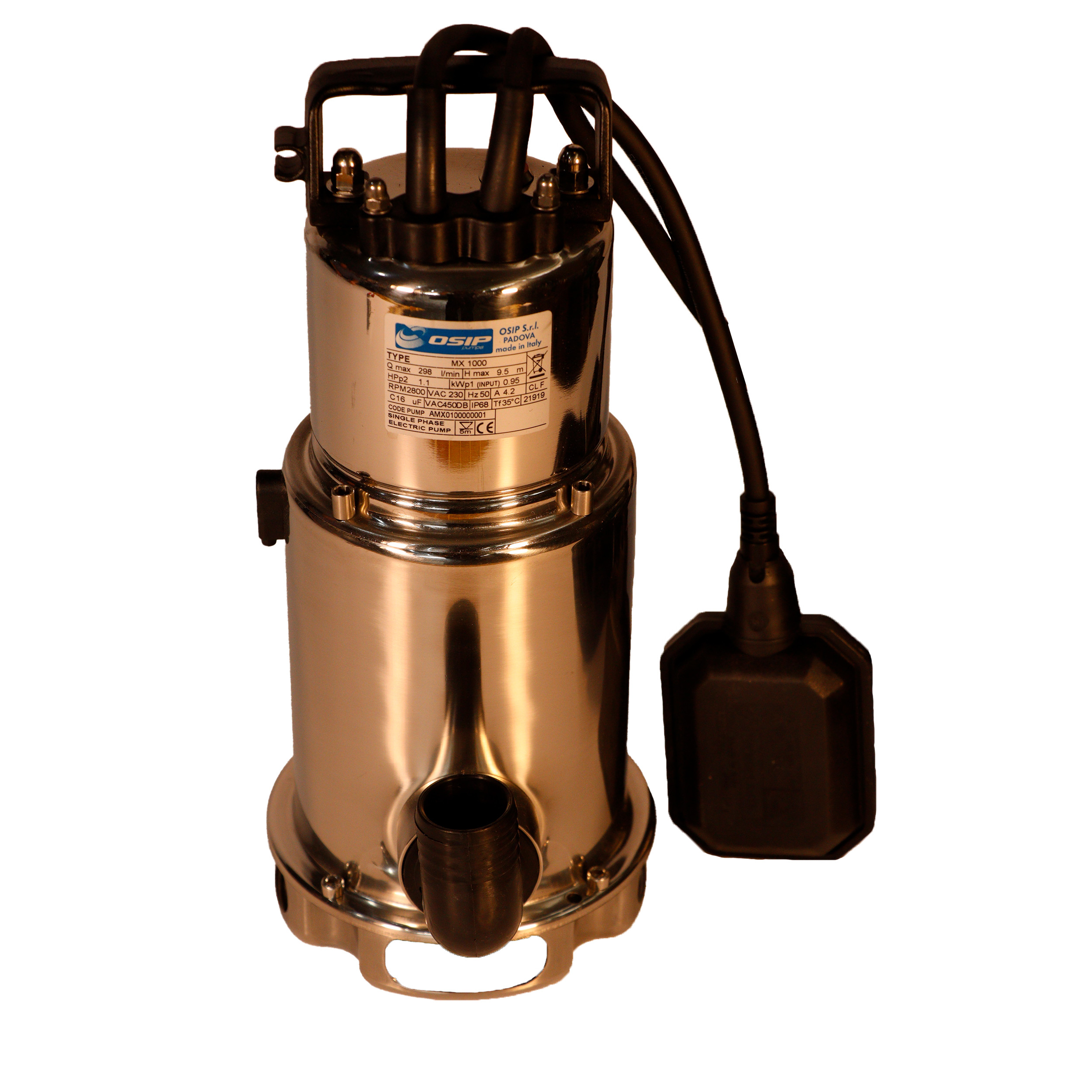 پمپ لجن کش اوسیپ مدل MX 1000