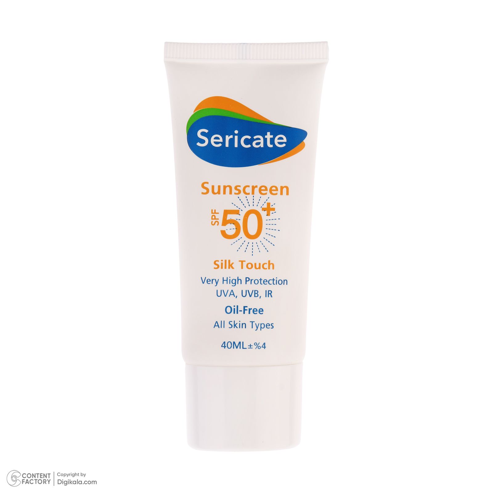 کرم ضد آفتاب بدون رنگ صورت سری کیت SPF50 مدل Silk Touch مناسب برای انواع پوست‌ حجم 40 میلی‌ لیتر -  - 4