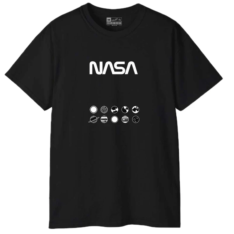 تی شرت آستین کوتاه مردانه پاد آفرین مدل ناسا کهکشانی کد 0377