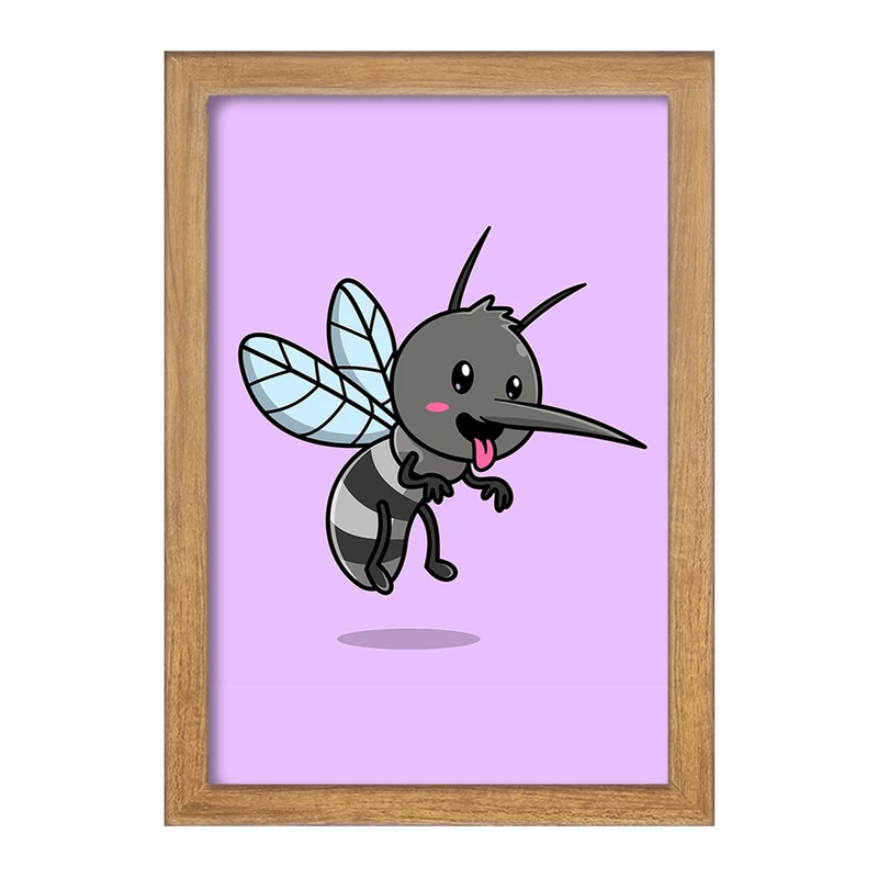 تابلو خندالو مدل حیوانات بامزه پشه کد 29666