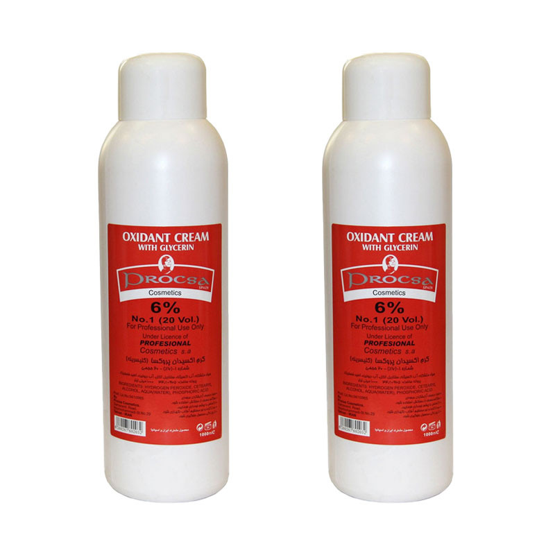 اکسیدان پروکسا مدل Glycerin شش درصدی حجم 1000 میلی لیتر مجموعه 2 عددی اکسیدان پروکسا مدل Glycerin شش درصدی حجم 1000 میلی لیتر مجموعه 2 عددی