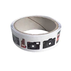 چسب نواری مدل واشی حاشیه دار طرح دوربین عرض 1.5 سانتی متر