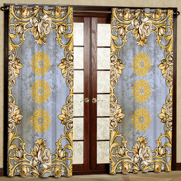 پرده مدل مخمل پانچی کد 7714 سایز 280x140 سانتی متر