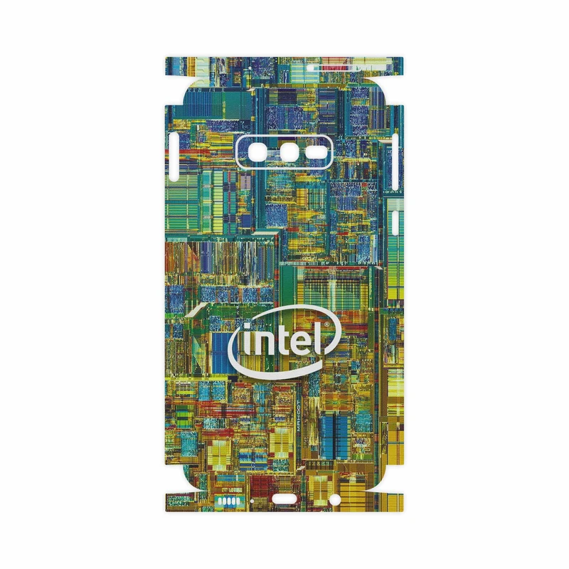 برچسب پوششی ماهوت مدل Intel Brand-FullSkin مناسب برای گوشی موبایل سامسونگ Galaxy S10e