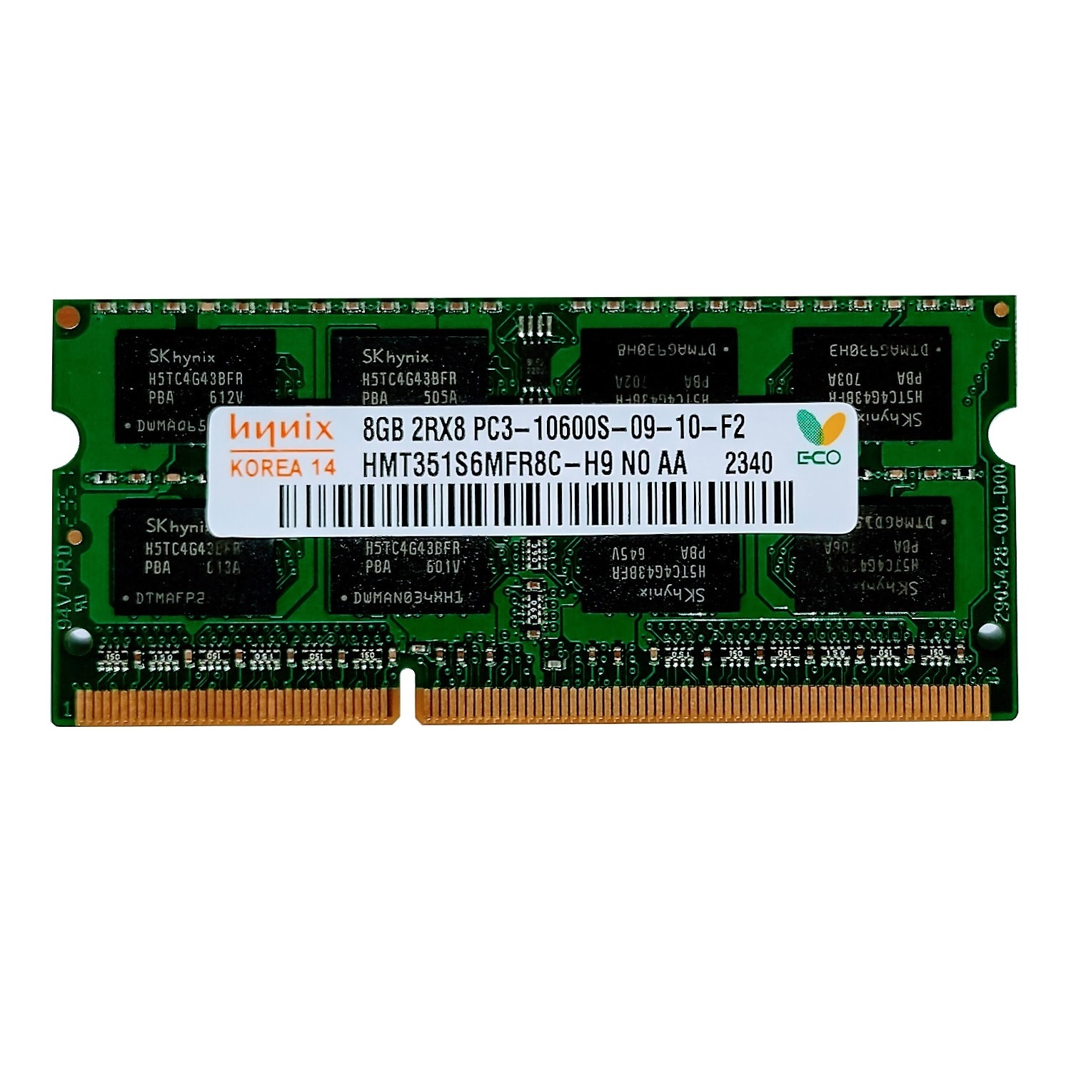 رم لپ تاپ DDR3 تک کاناله 1600 مگاهرتز CL11 هاینیکس مدل PC3-10600S ظرفیت 8 گیگابایت