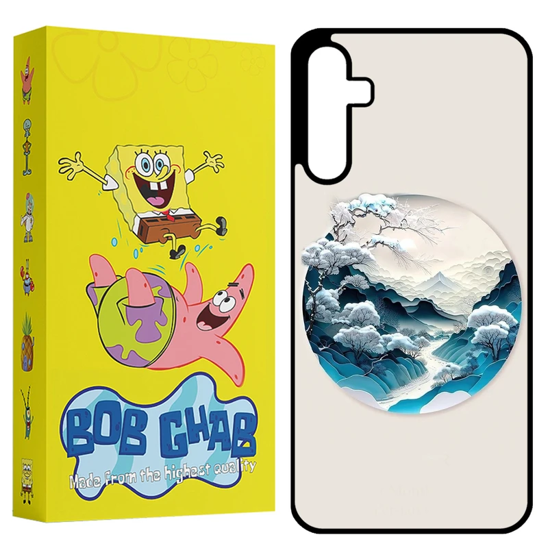 کاور باب قاب طرح طبیعت مدل BCPA35 مناسب برای گوشی موبایل سامسونگ Galaxy A35 5G