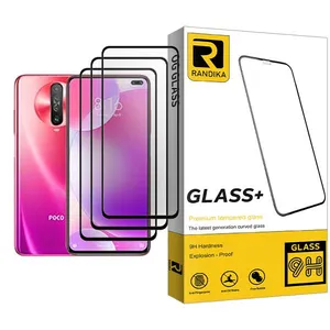 Randika Glass MIX003 Screen Protector For Xiaomi Poco X2 Pack Of 3