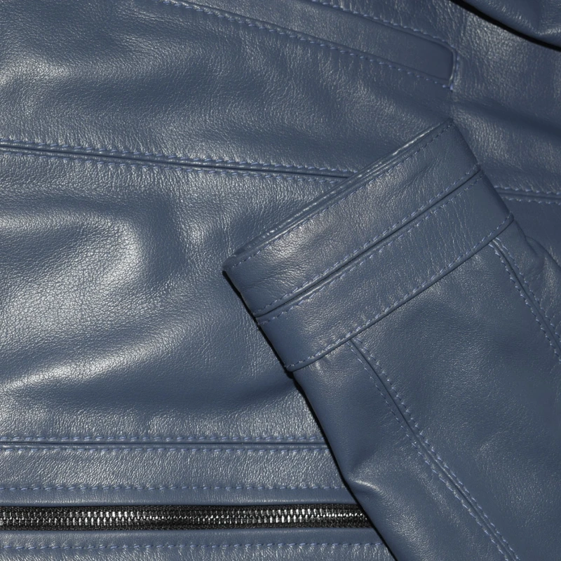 عکس شماره 13 : کت چرم مردانه چرمیران مدل شانون