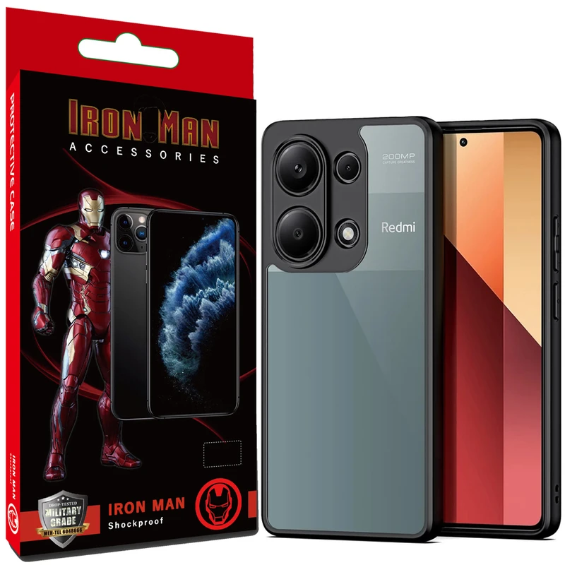 کاور آیرون من مدل LUXAR SHINE مناسب برای گوشی موبایل شیائومی Poco M6 Pro