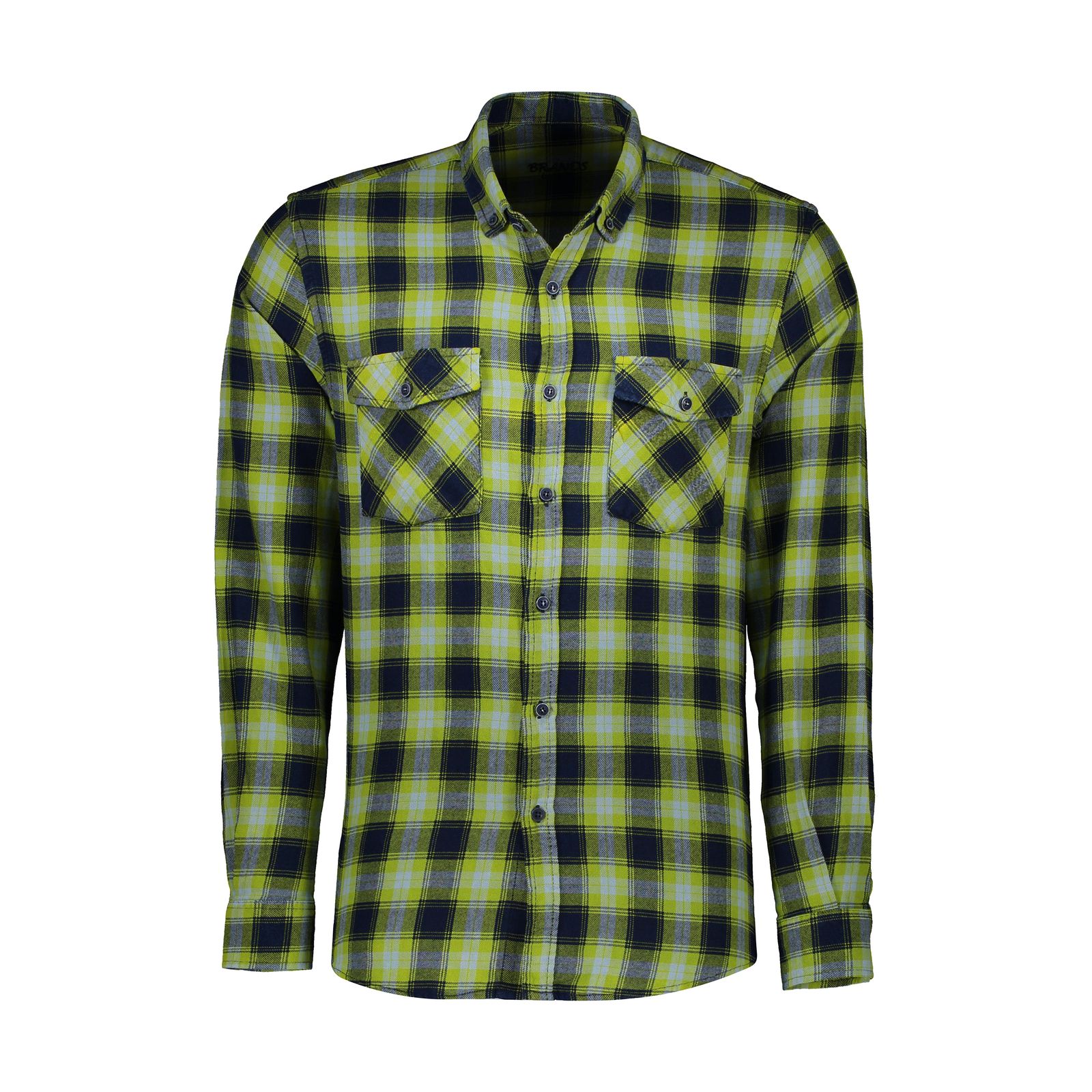 پیراهن آستین بلند مردانه برندس مدل 60061C17 - - 2