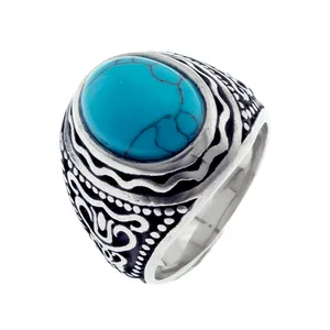  انگشتر مردانه داتینو مدل فیروزه