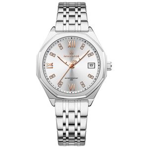 ساعت مچی عقربه‌ای کوارتز زنانه نیوی فورس مدل 5052