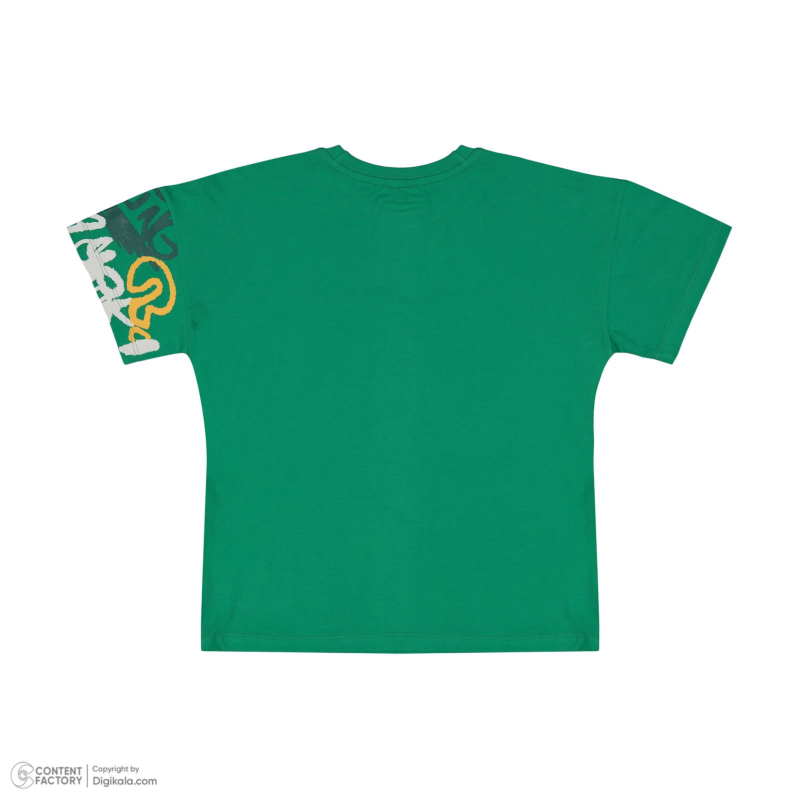 تی شرت آستین کوتاه پسرانه سون پون مدل 13911087 رنگ سبز -  - 3