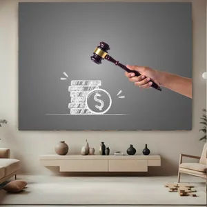 تابلو بوم طرح مخمل دادگاه مدل عدالت کد FP105908