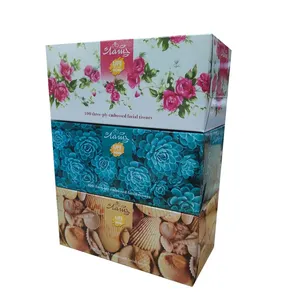 دستمال کاغذی 100 برگ چشمک مدل sadaf مجموعه 3 عددی
