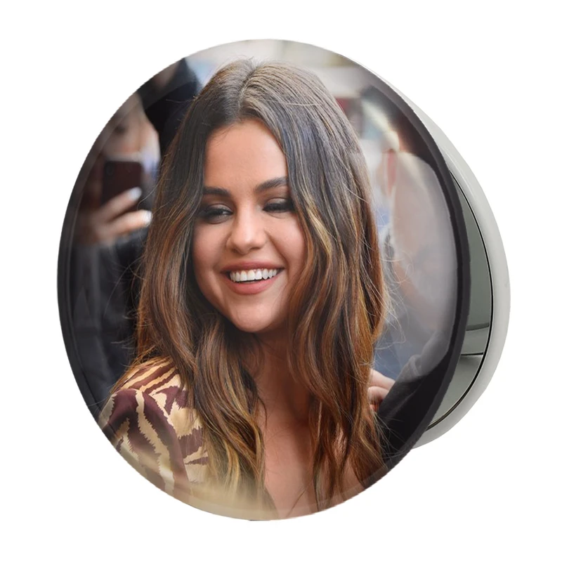 آینه جیبی خندالو طرح سلنا گومز Selena Gomez مدل تاشو کد 2721 