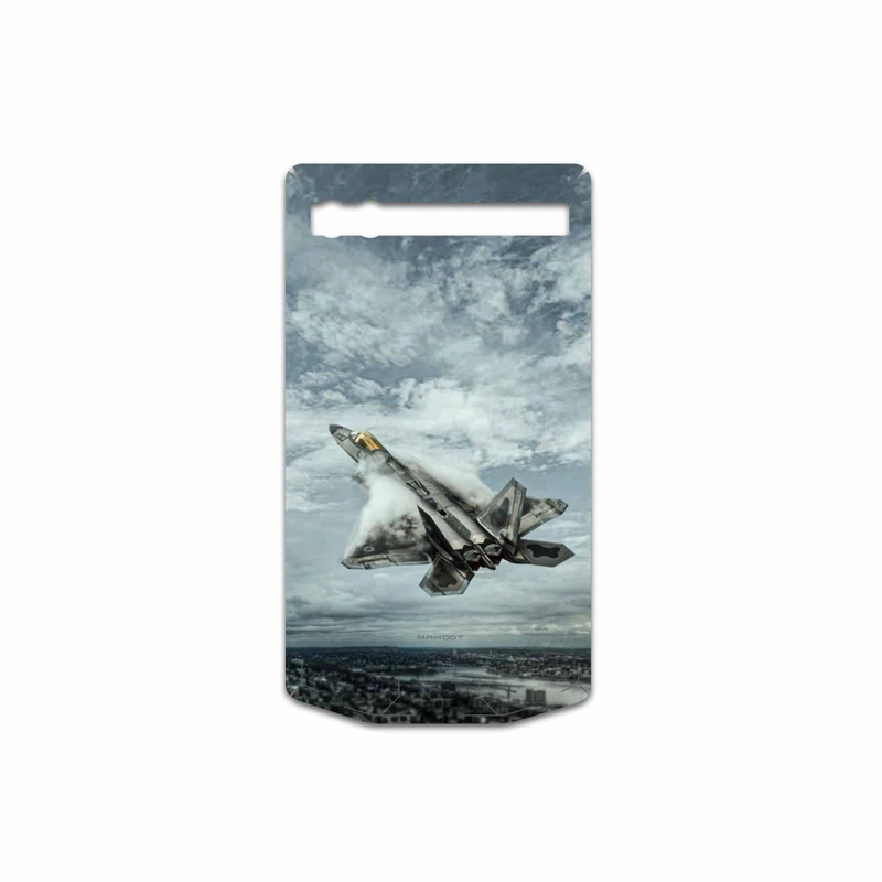 برچسب پوششی ماهوت مدل F-22-Raptor مناسب برای گوشی موبایل بلک بری P9983