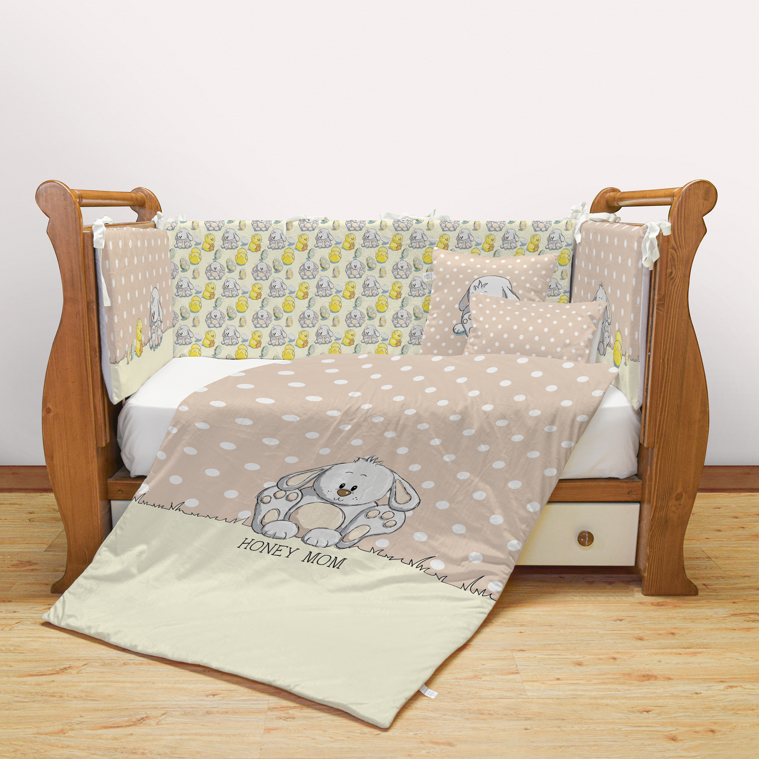 سرویس خواب 7 تکه کودک مدل خرگوش HN6