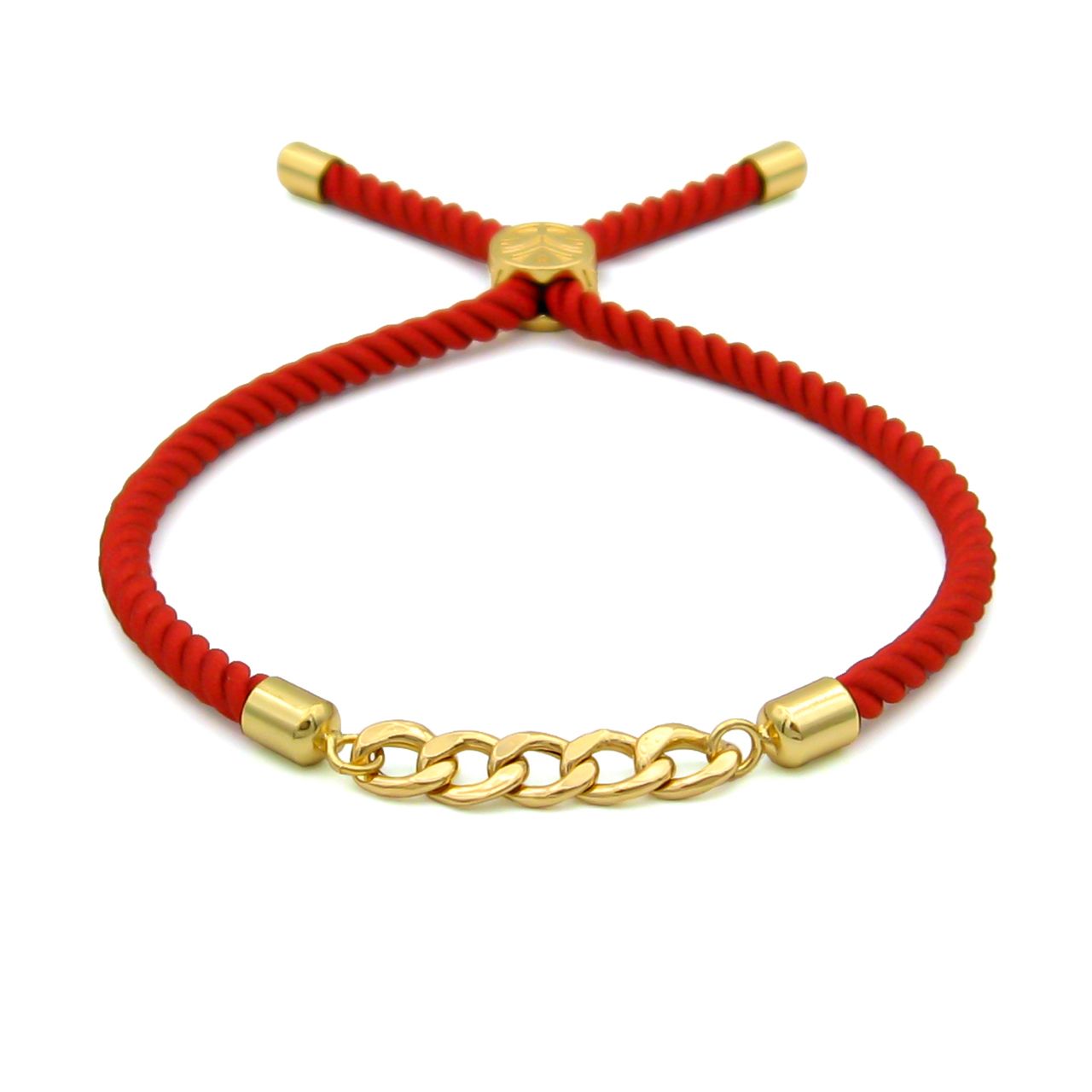 دستبند طلا 18 عیار زنانه مانچو مدل bfg217 -  - 1