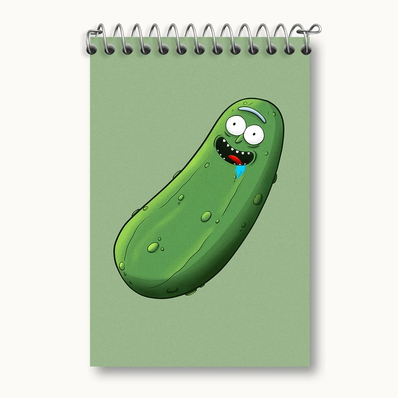 دفتر یادداشت 50 برگ خندالو مدل ریک و مورتی (Rick and Morty) کد F1260