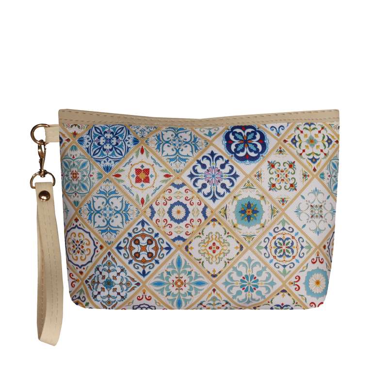 کیف لوازم آرایش زنانه مدل چرم بوستان کد 0015