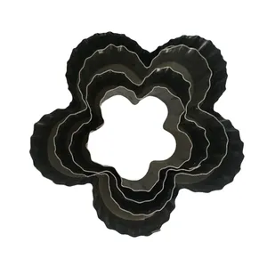 کاتر شیرینی پزی مدل گل مجموعه 4 عددی