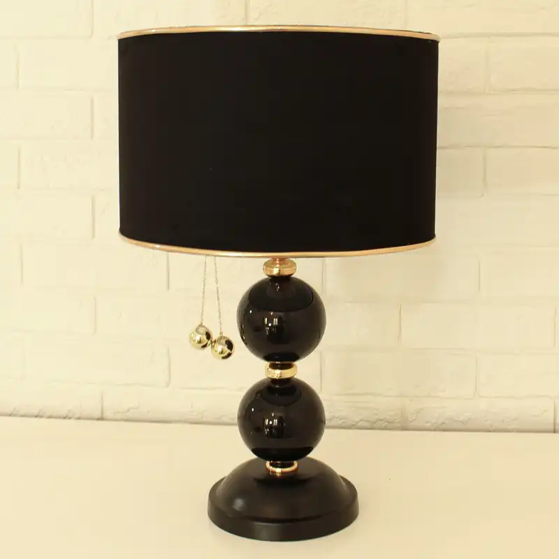 آباژور رومیزی مدل دایان دو گوی بلک