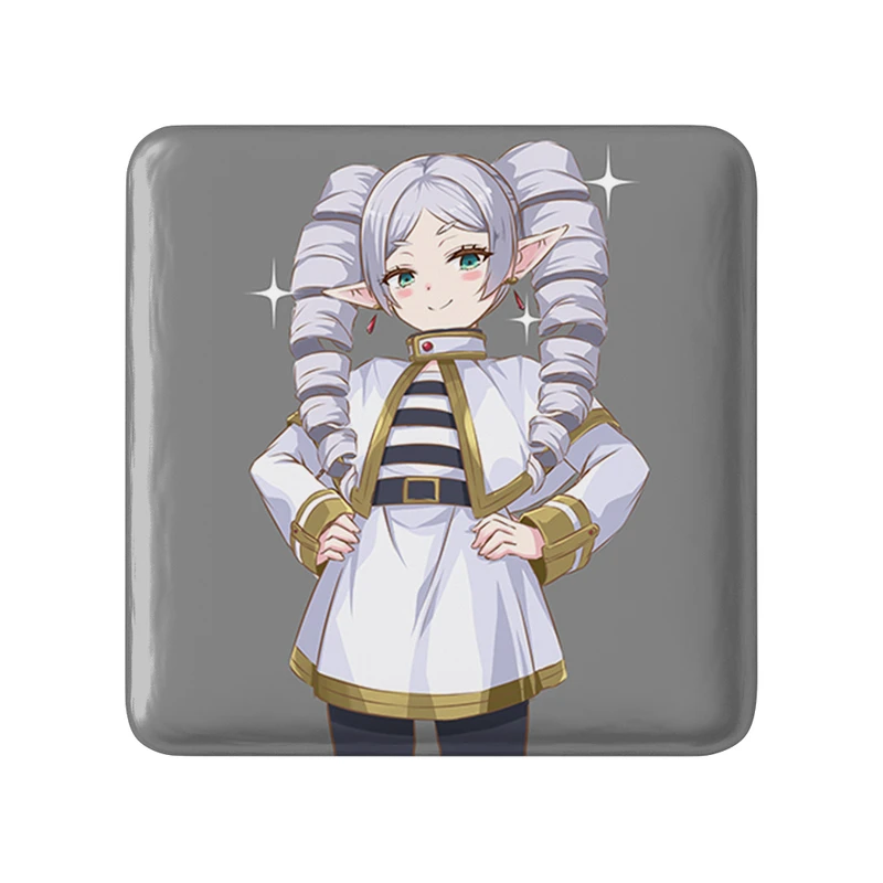 پیکسل خندالو طرح انیمه فریرن (Frieren) مدل مربعی کد 33856