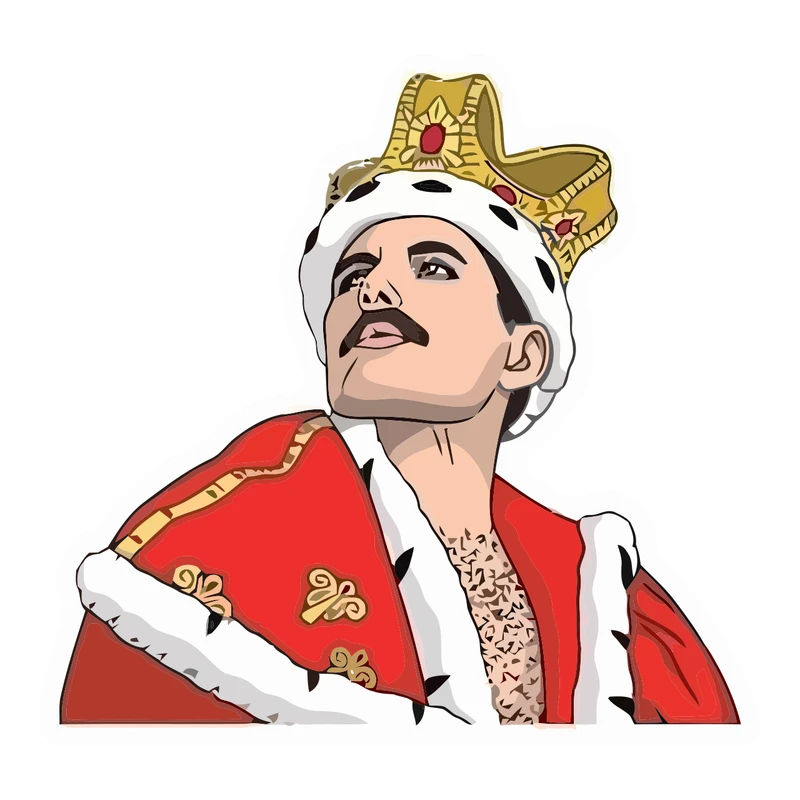 برچسب خودرو طرح پادشاه کد 2617