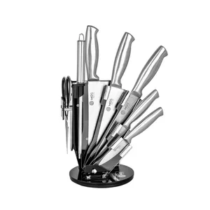   سرویس چاقو آشپزخانه 9 پارچه ام جی اس مدل KS-9016B